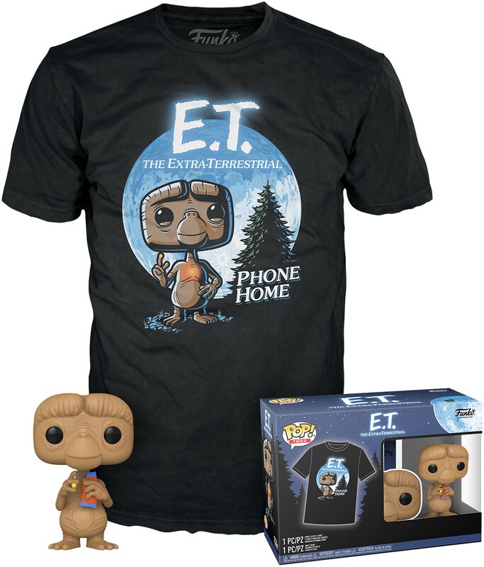 E.T. Phone Home T-Shirt plus Funko - Pop! & Tee