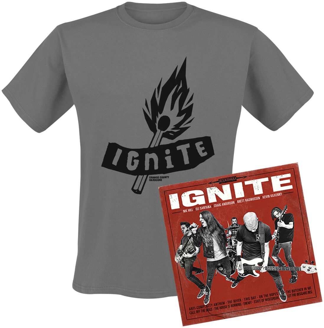 Image of Ignite Ignite CD & T-Shirt Standard