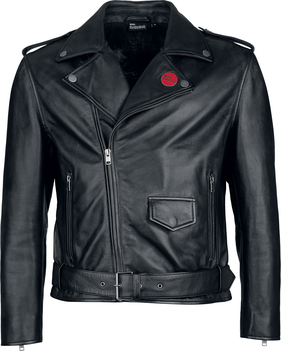 Iron Maiden  Leather Jacket - EMP Signature Collection - for Men - black