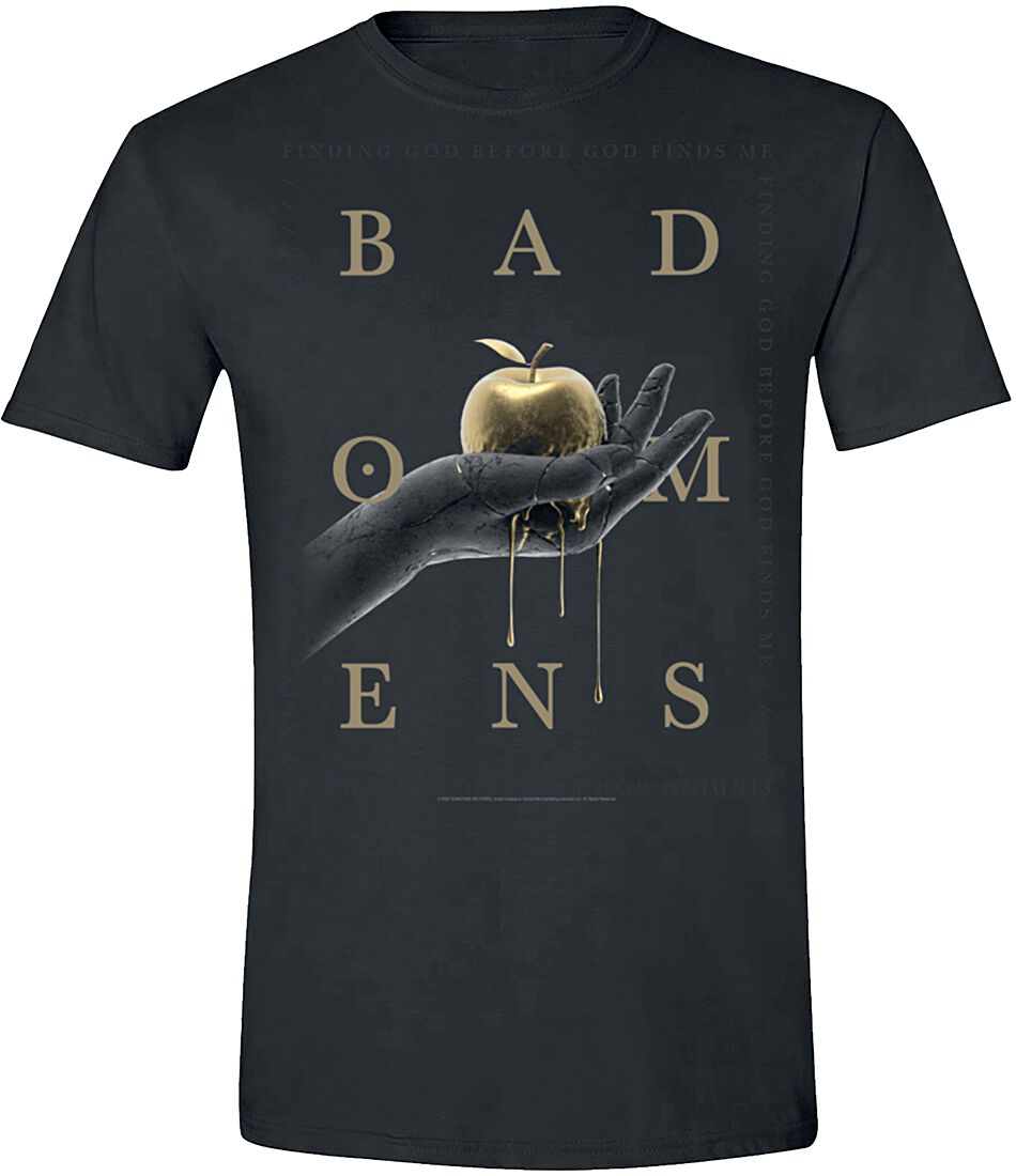 Image of T-Shirt di Bad Omens - Hand - S a 4XL - Uomo - nero