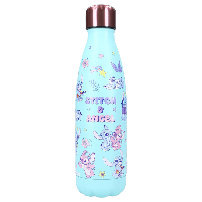 Lilo & Stitch Disney Drinking Bottle - Stitch and Angel - multicolour