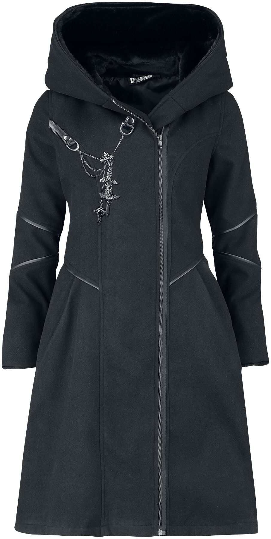 Poizen Industries Possession coat Coats black