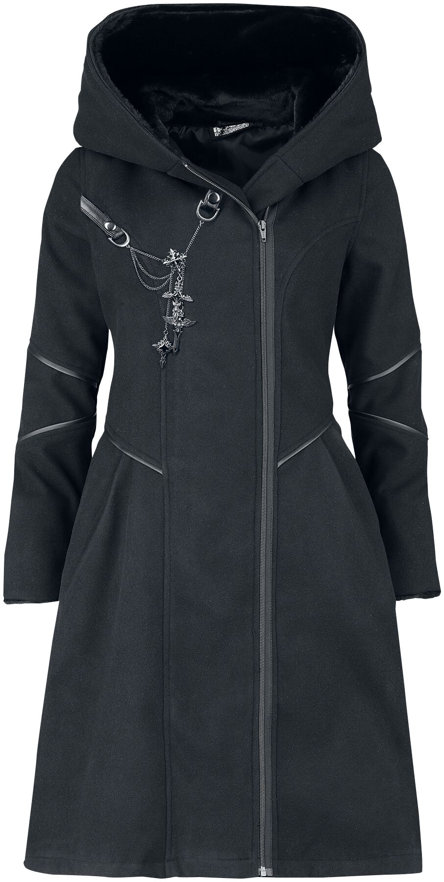 Poizen Industries Possession Coat Mantel schwarz Poizen Industries Possession Coat Mantel schwarz