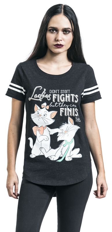 Frauen Bekleidung Ladies Dont Start Fights | Aristocats T-Shirt