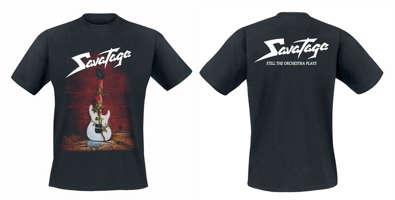 Savatage T-Shirt - Guitar - S bis 4XL - für Männer - Größe L - schwarz  - EMP exklusives Merchandise!