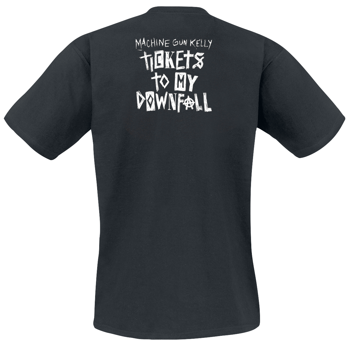 Machine Gun Kelly Tickets To My Downfall Sneakers T-Shirt schwarz