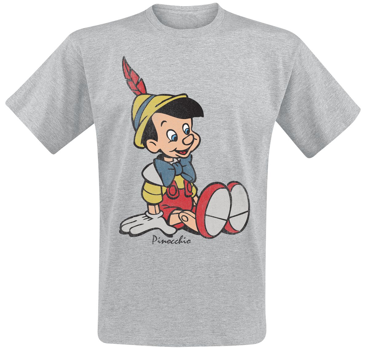Pinocchio Classic T-Shirt grey