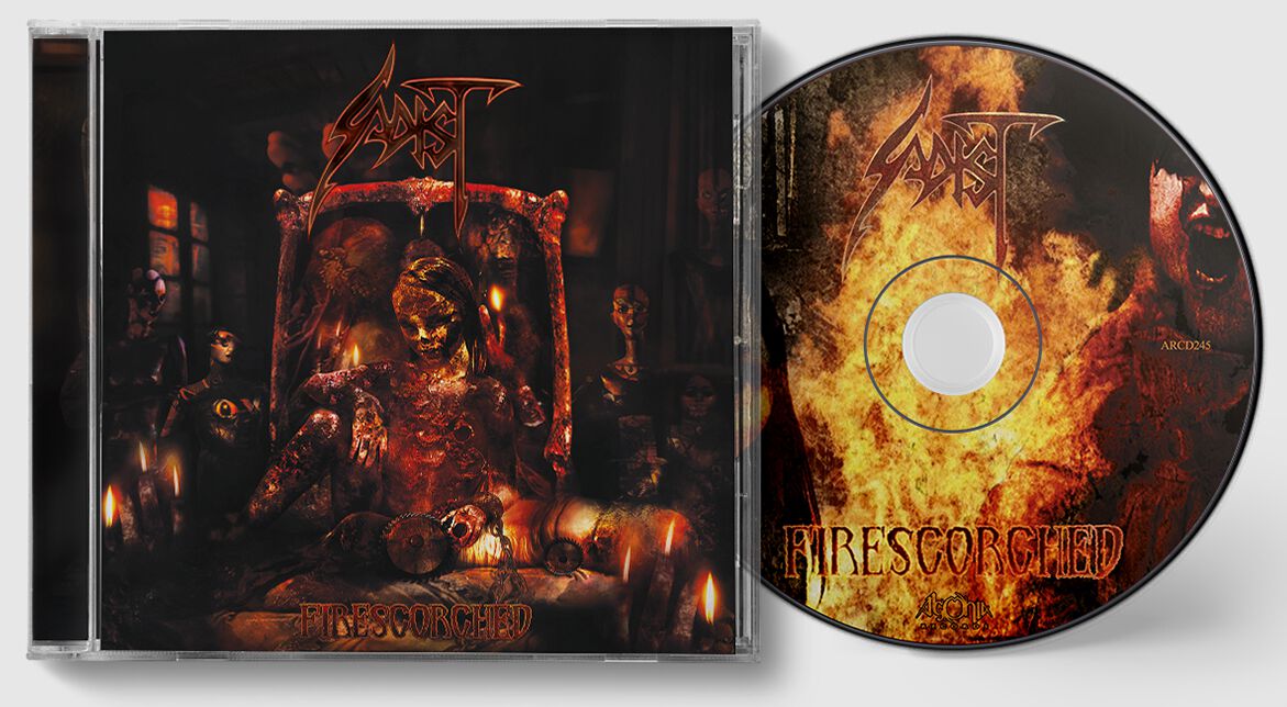 Image of Sadist Firescorched CD Standard