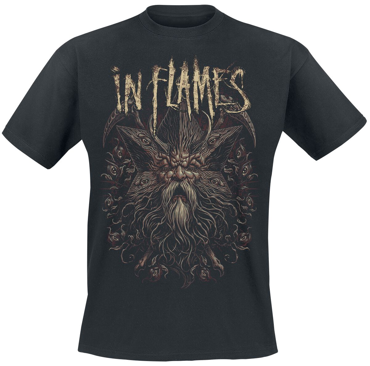 In Flames T-Shirt - Eternal Life - S bis 3XL - für Männer - Größe XXL - schwarz  - Lizenziertes Merchandise!