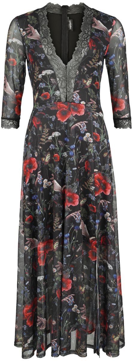 Jawbreaker Night Meadow Maxi Dress Langes Kleid multicolor in XL