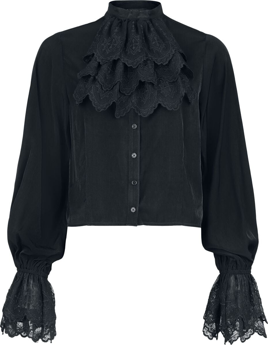 Gothicana by EMP - Gothic Blus - Countess Bathory - S XXL - för Dam - svart