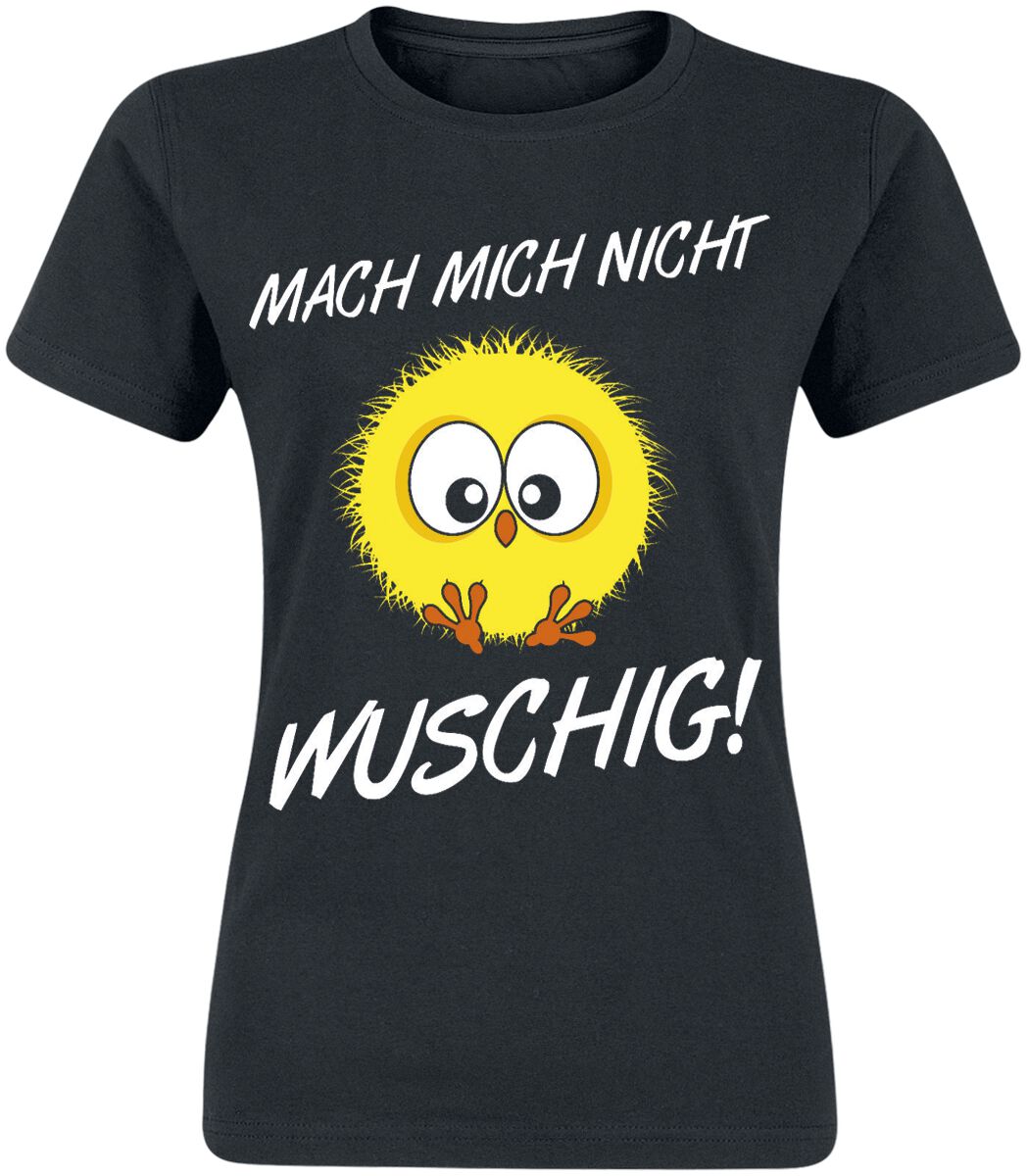 Tierisch Mach mich nicht wuschig! T-Shirt schwarz Tierisch Mach mich nicht wuschig! T-Shirt schwarz