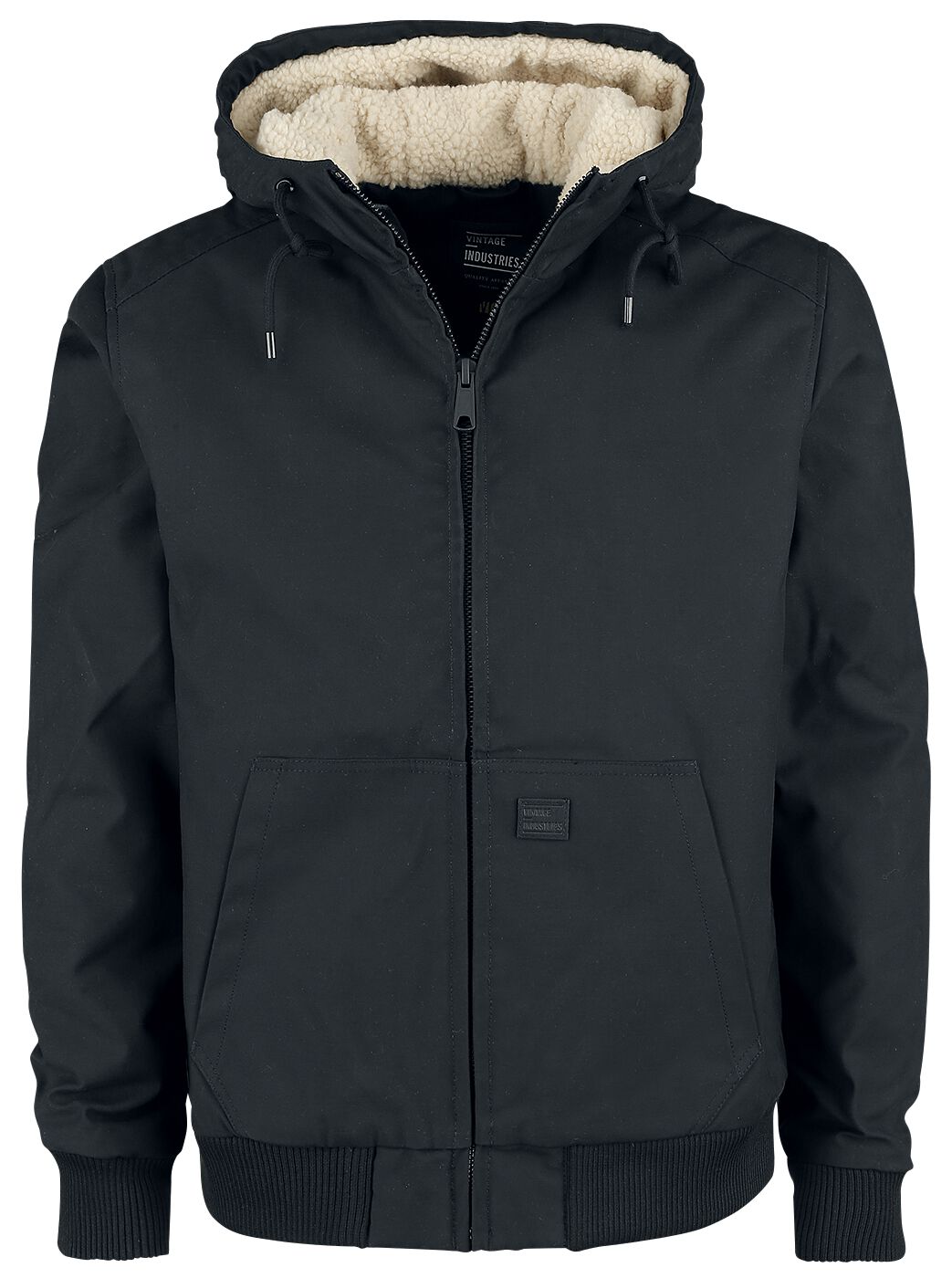 Vintage Industries Winterjacke - Datton Jacket - XL bis 3XL - für Männer - Größe XL - schwarz