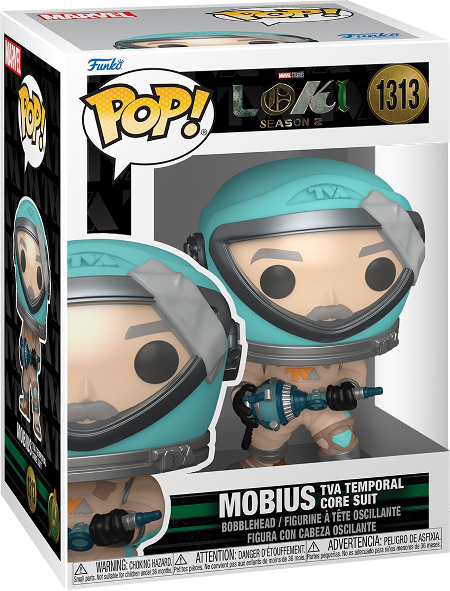 Loki - Season 2 - Mobius TVA Temporal Core Suit Vinyl Figur 1313 - Funko Pop! Figur - Funko Shop Deutschland - Lizenzierter Fanartikel
