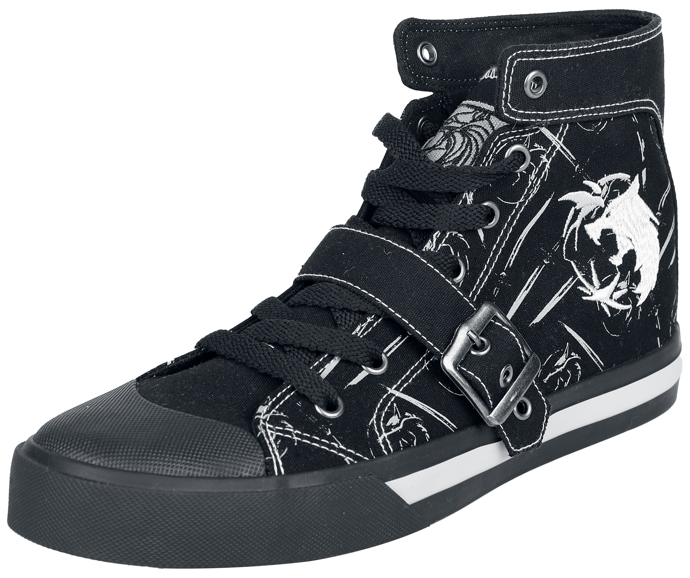 The Witcher Sneaker high - Wolf School - EU36 bis EU46 - Größe EU36 - allover  - EMP exklusives Merchandise!