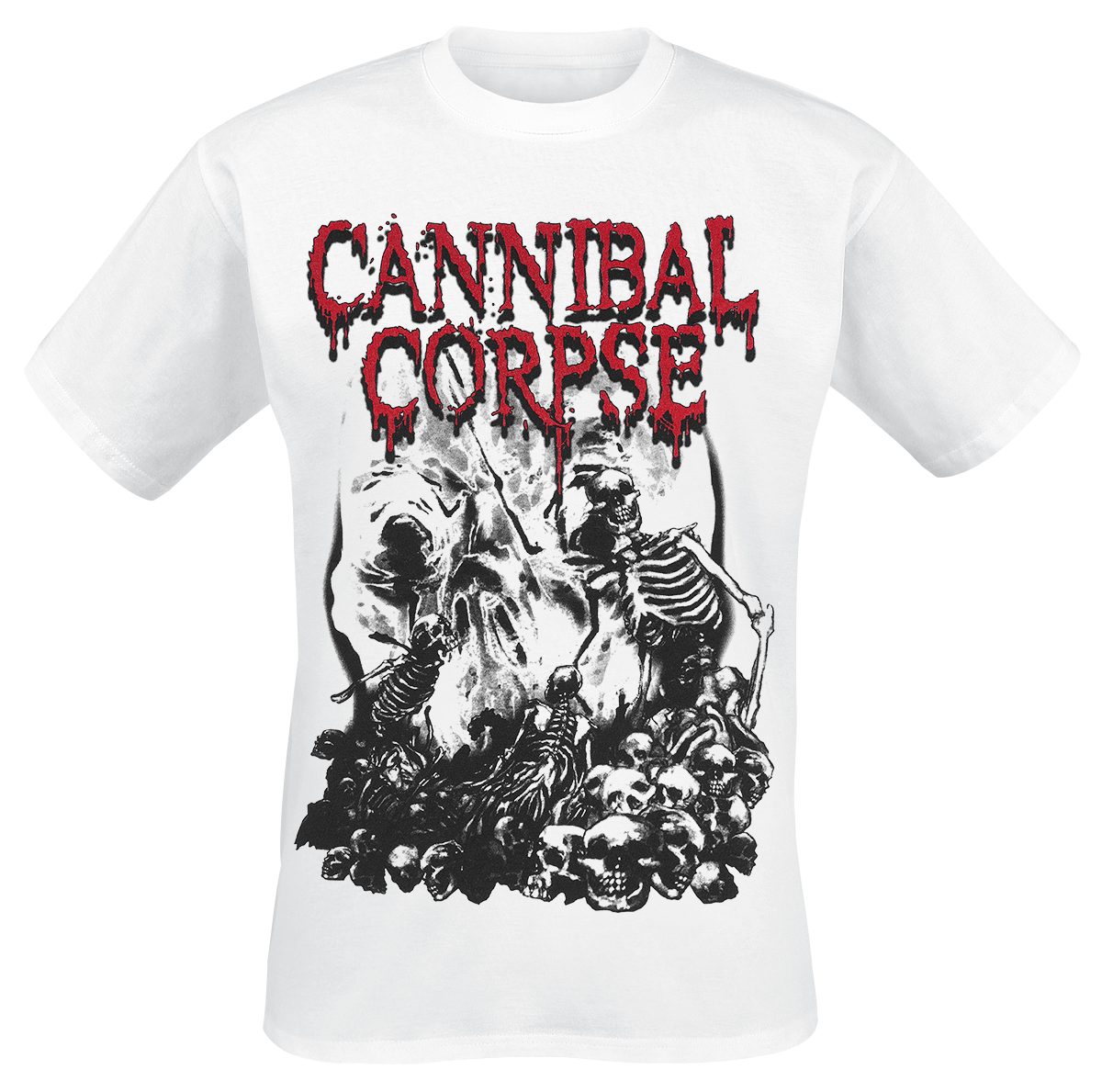 Cannibal Corpse - Pile Of Skulls - T-Shirt - white image