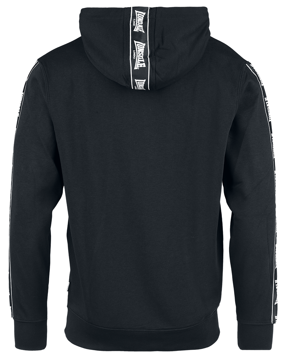 Lonsdale London Kapuzenpullover - SCOUSBURGH - S bis L - für Männer - Größe M - schwarz