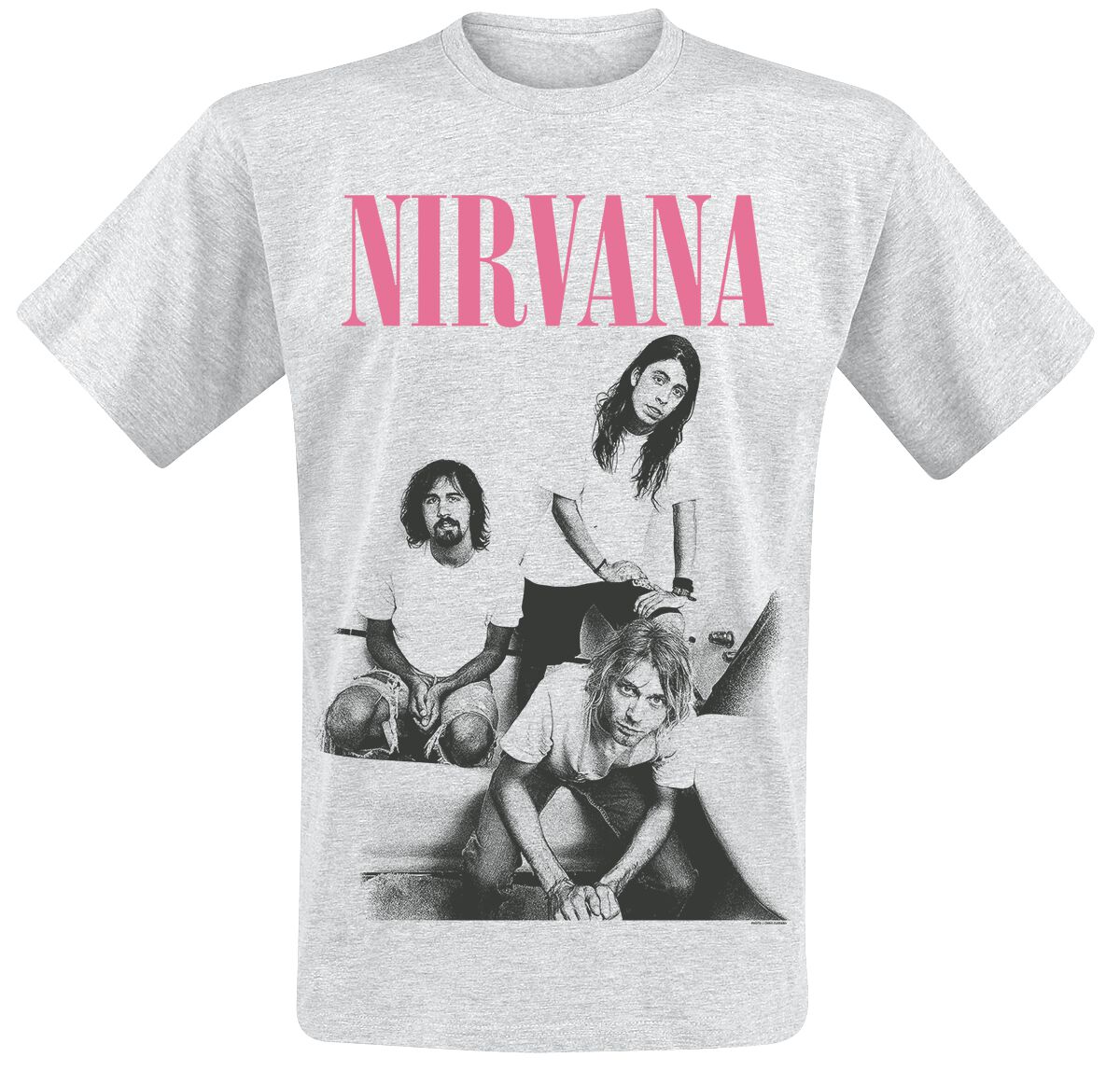 Bathroom Photo T-Shirt grau meliert von Nirvana