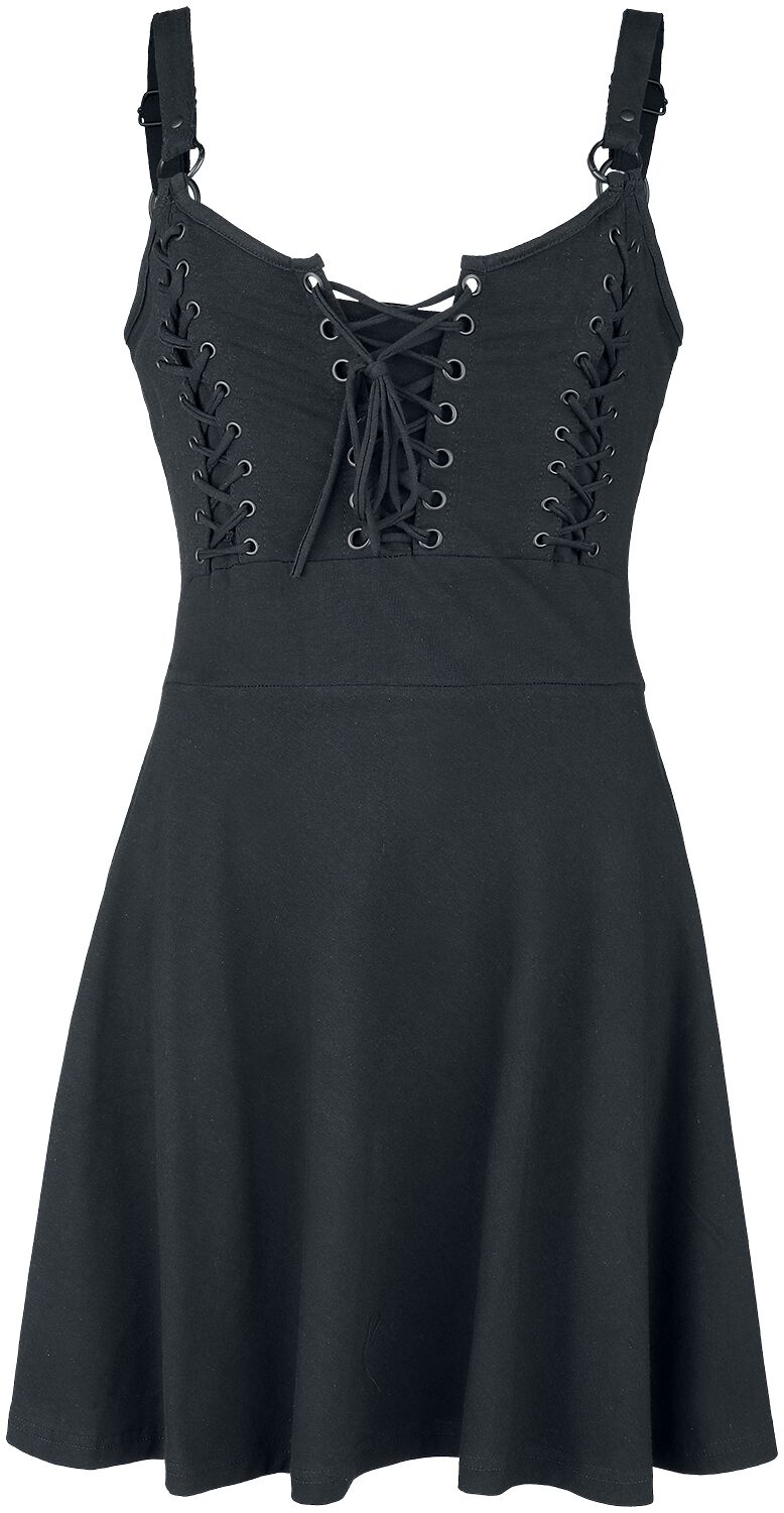 Poizen Industries - Gothic Kurzes Kleid - Malice Dress - XS bis 4XL - für Damen - Größe XS - schwarz