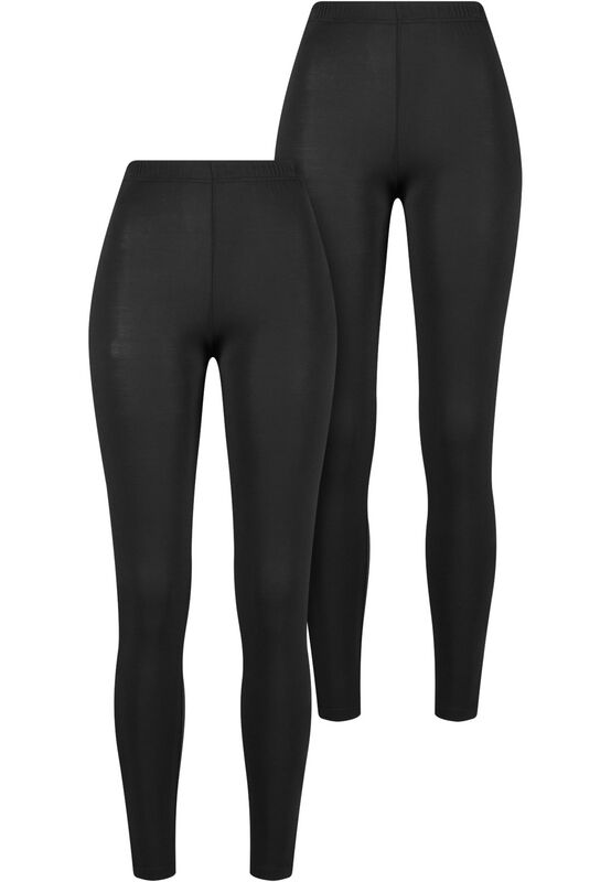 4065812775603 - Ladies Bamboo Leggings 2-Pack Leggings schwarz in XL