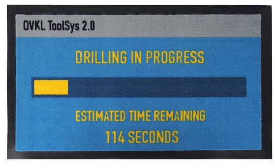 Payday 2 Drilling In Progress Fußmatte