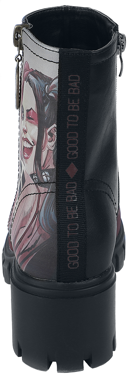 Batman Harley Quinn Stiefel rot