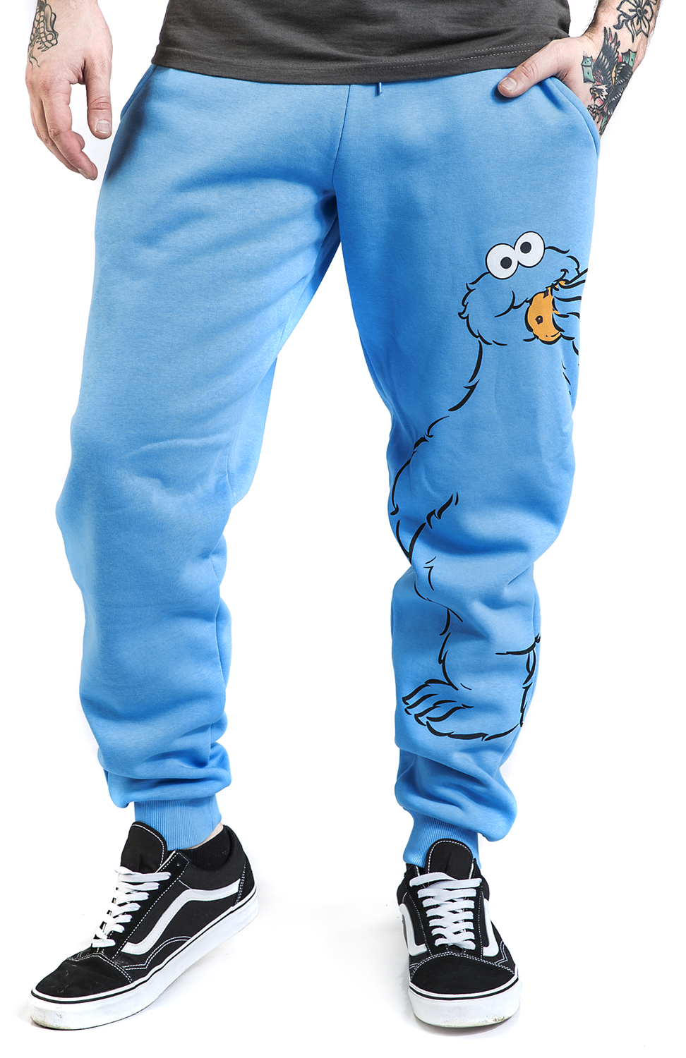 Sesamstraße Krümelmonster Trainingshose blau