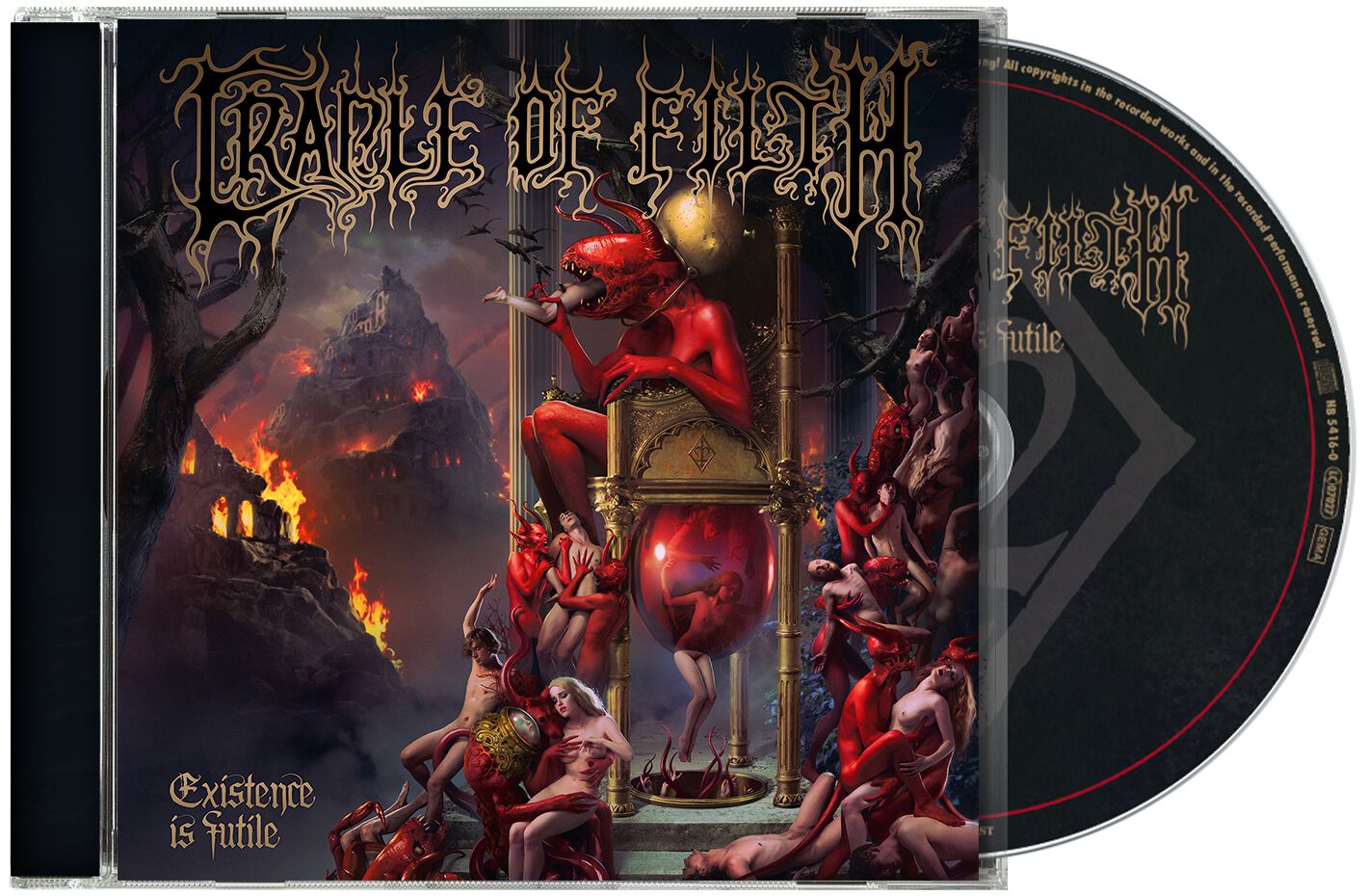 Cradle Of Filth Existence is futile CD multicolor