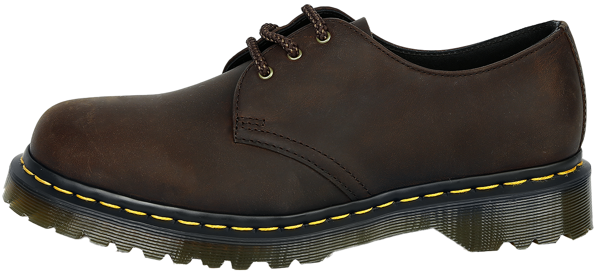 Dr. Martens 1461 Pascal - Chestnut Brown Waxed Full Grain Schnürschuh braun