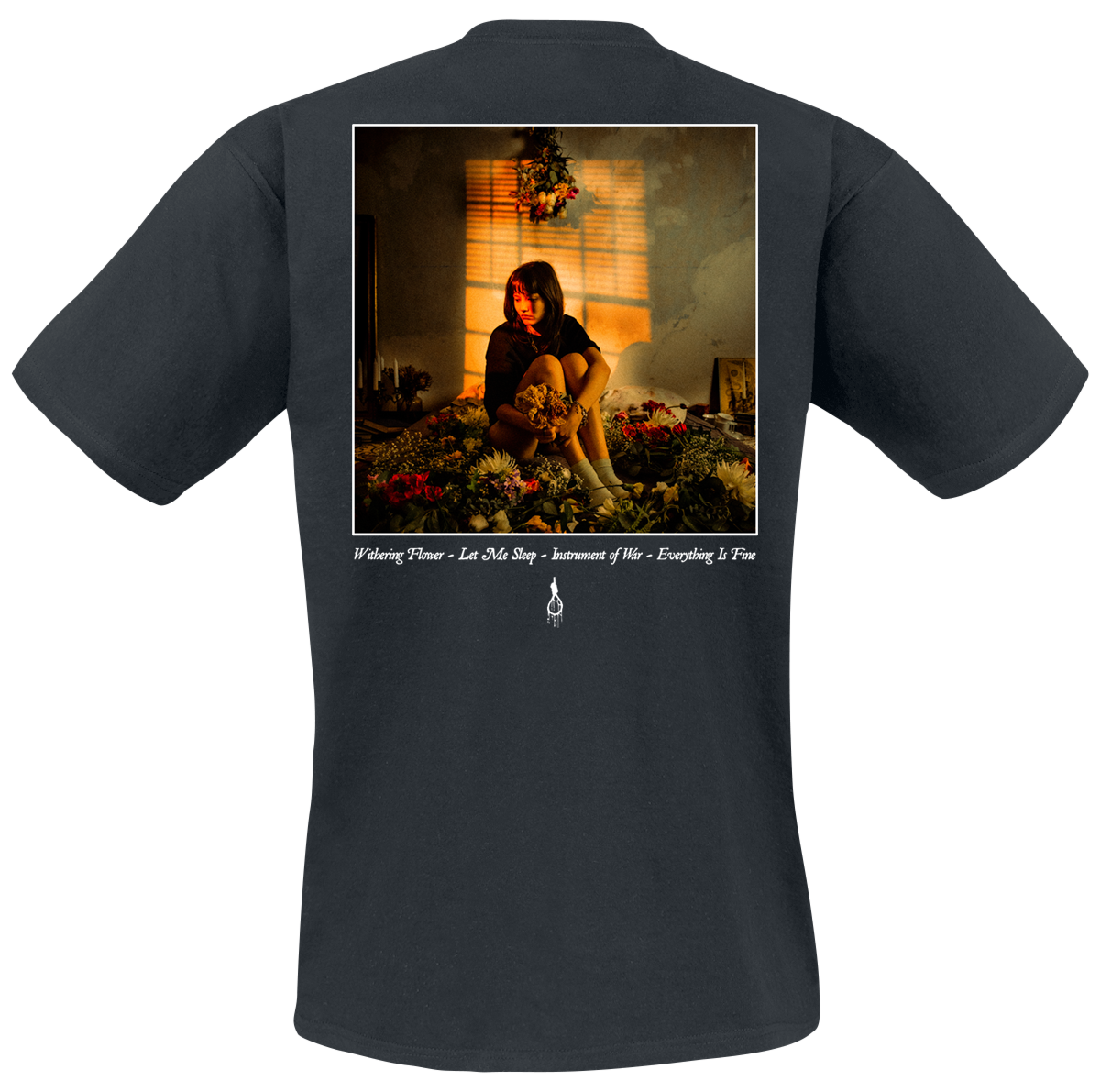 4068143386906 - Withering Flower T-Shirt schwarz in M