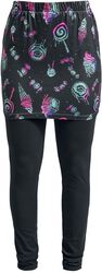 Leggings with Skirt and Candy Print, Full Volume by EMP, Leggings