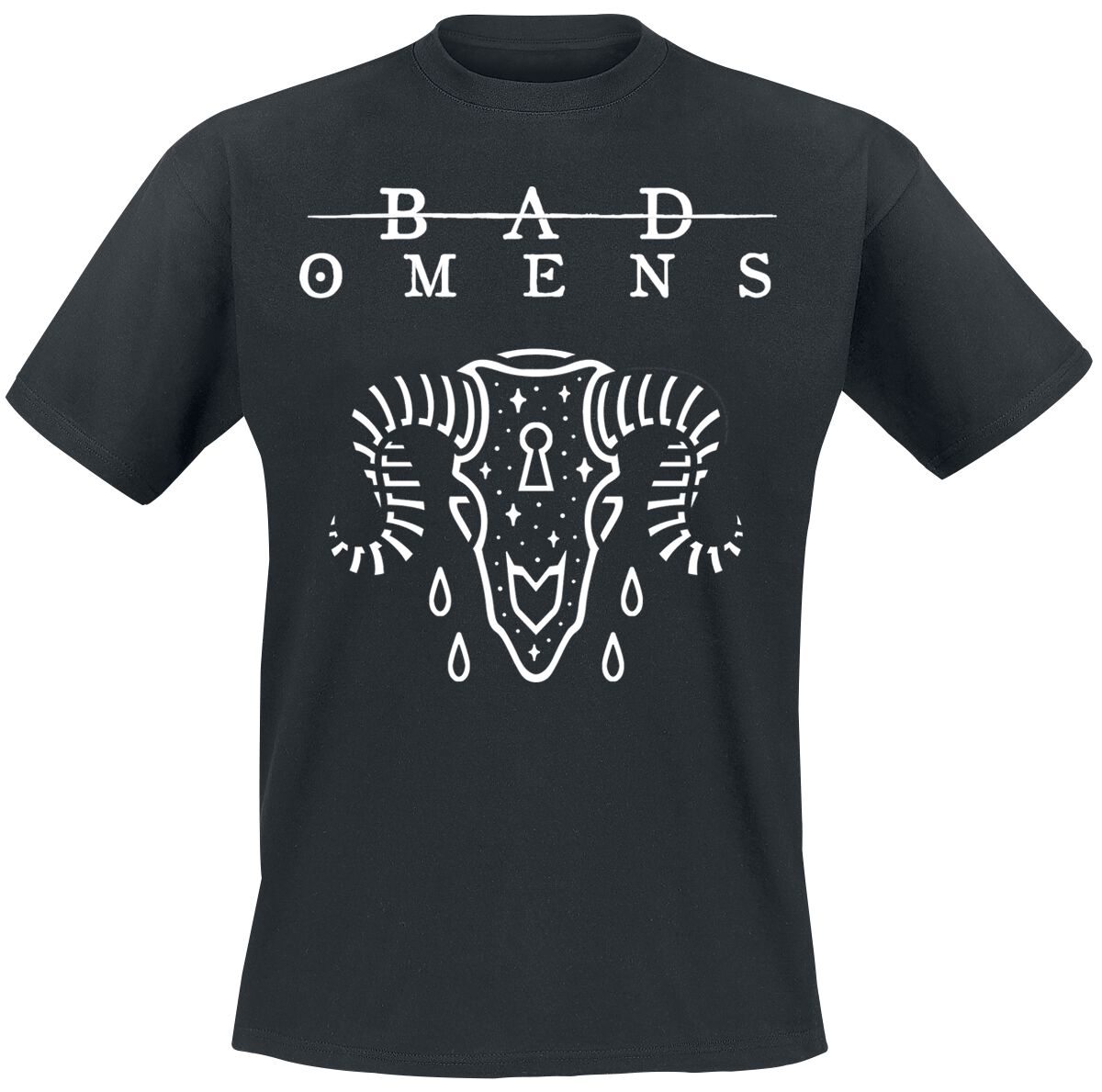 Bad Omens Ram Skull T-Shirt schwarz Bad Omens Ram Skull T-Shirt schwarz