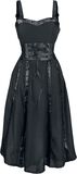Serena Dress, Chemical Black, Mittellanges Kleid