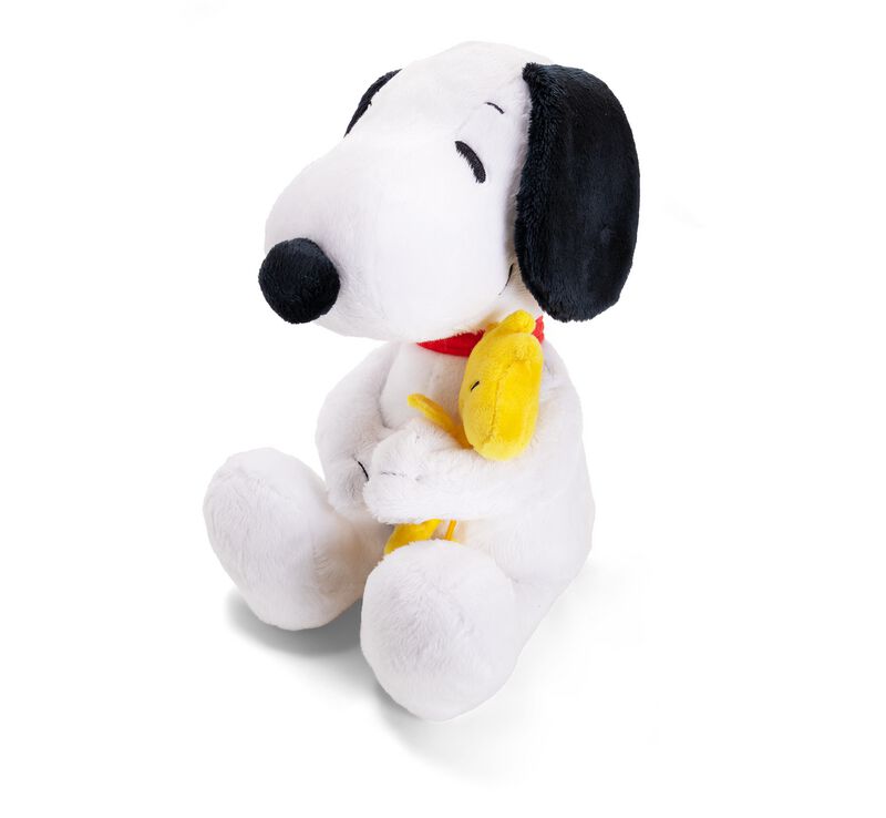 Peanuts Plüschfigur - Snoopy und Woodstock - weiß  - Lizenzierter Fanartikel