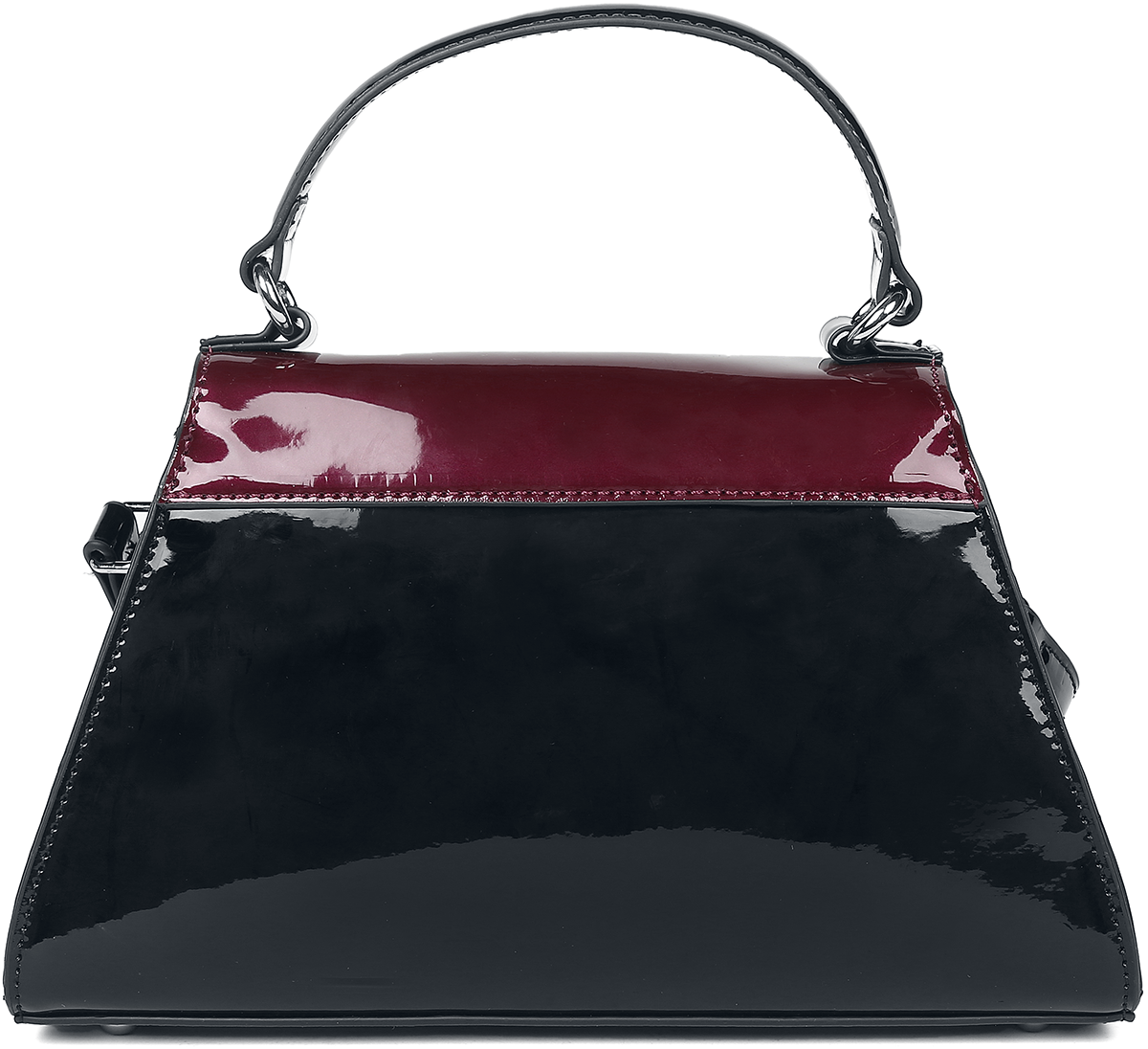 Banned Retro Dance The Night Away Handtasche bordeaux schwarz