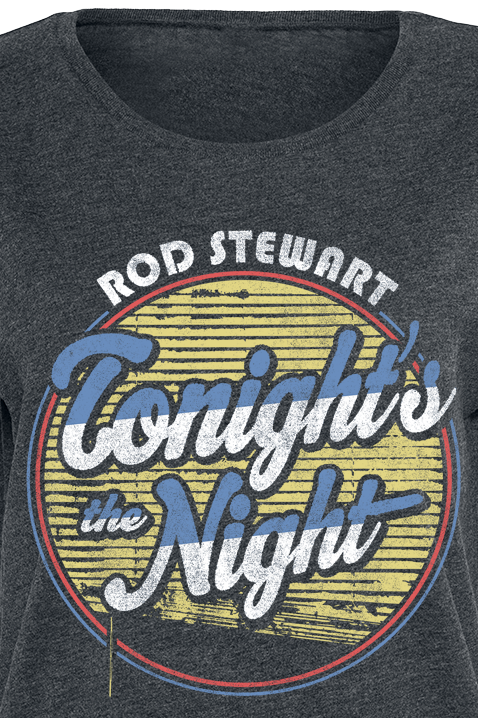 Rod Stewart Tonight´s The Night T-Shirt grau - 55.02% Rabatt