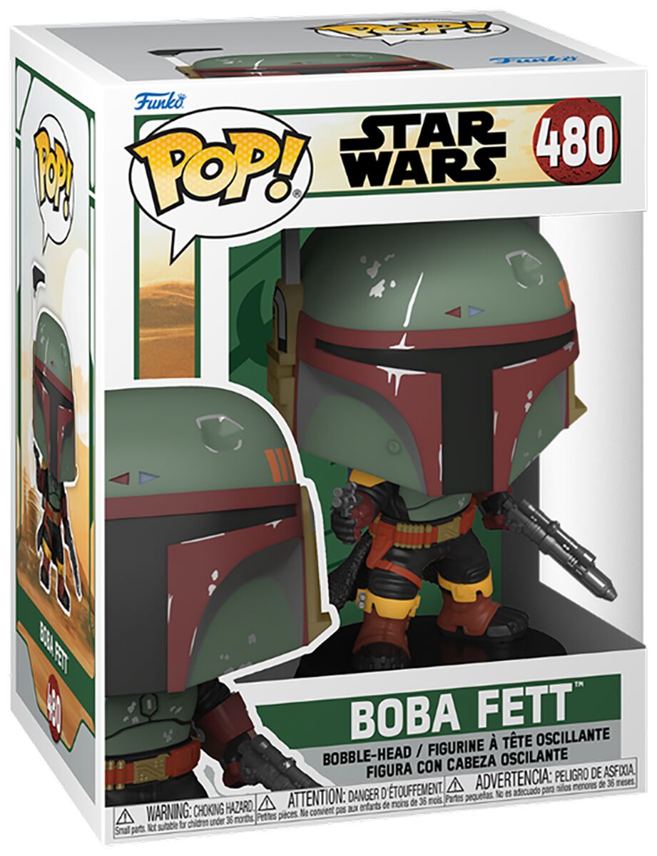 Star Wars Boba Fett Vinyl Figure 480 Funko Pop! multicolor