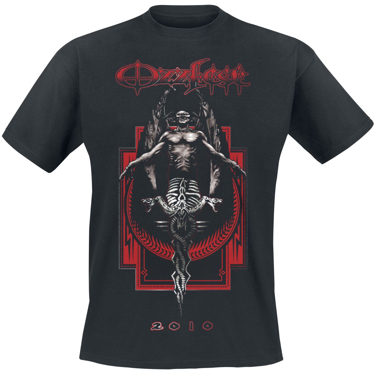 Ozzy Osbourne Ozzfest Beastcrest 2010 T-Shirt black