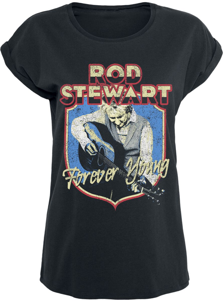 Rod Stewart Forever Crest T-Shirt schwarz – 55.02% Rabatt