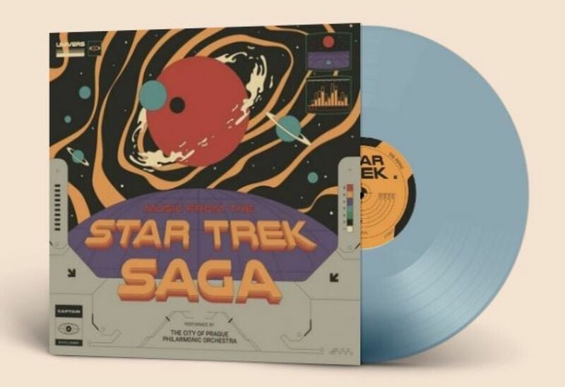3760370263807 - Music From The Star Trek Saga (Blue Vinyl Lp) - The City Of Prague Philharmonic Orchestra (LP)