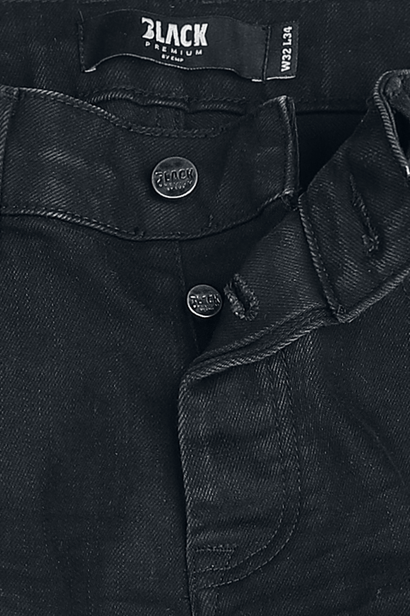 Thumbnail - Black Premium by EMP Johnny (Boot-Cut) Jeans schwarz in W32L34