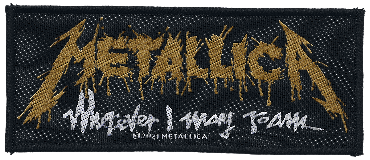Metallica - Wherever I May Roam - Patch - schwarz| weiß| gelb
