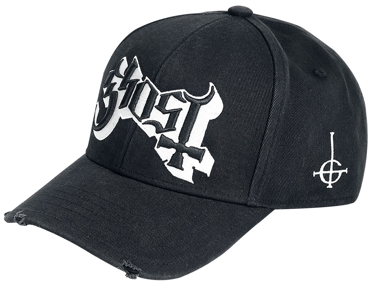 Ghost  Logo - Baseball Cap Cap black