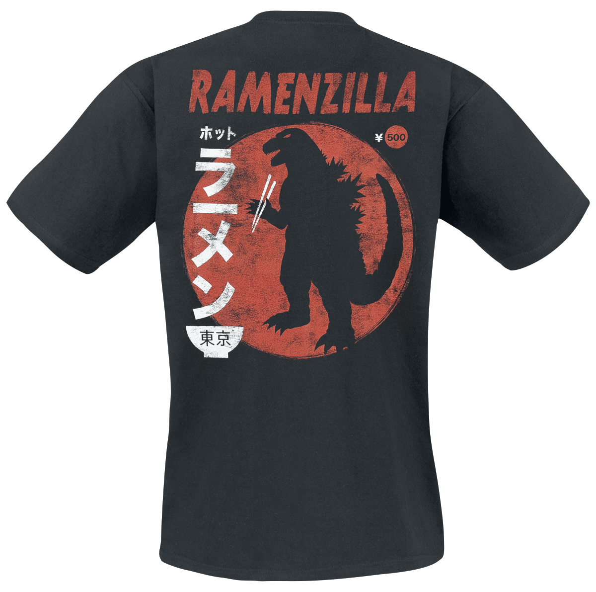 The Official Ramen Company Ramenzilla T-Shirt schwarz - 60.02% Rabatt