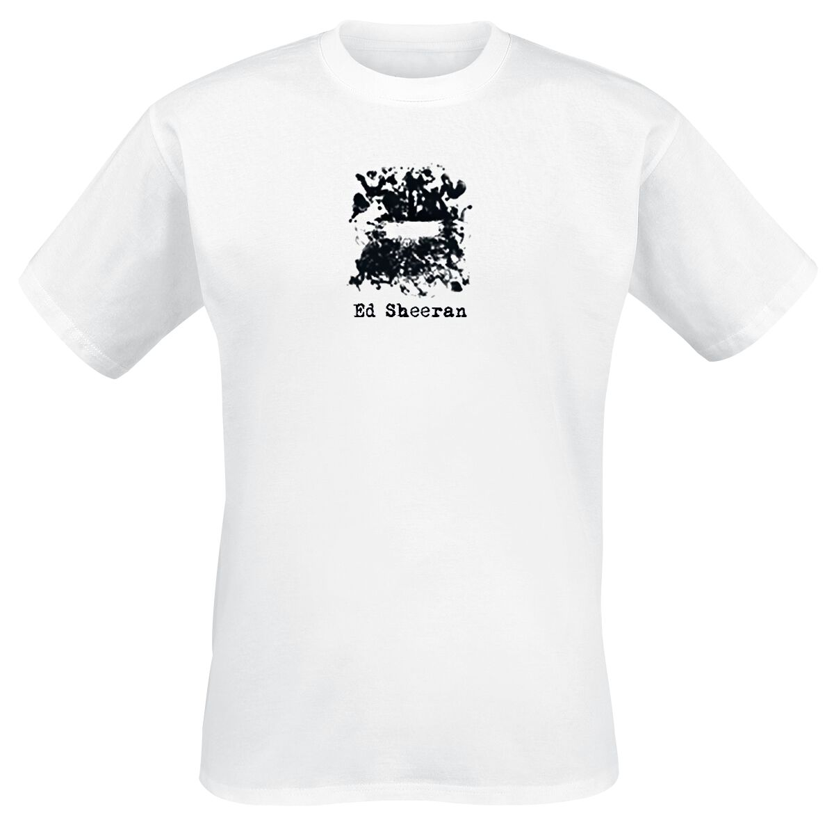 T-Shirt Manches courtes de Ed Sheeran - Subtract Squidge Collage - S à XXL - pour Homme - blanc