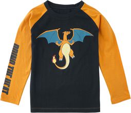 Kids - Glurak - Bring The Heat, Pokémon, Langarmshirt