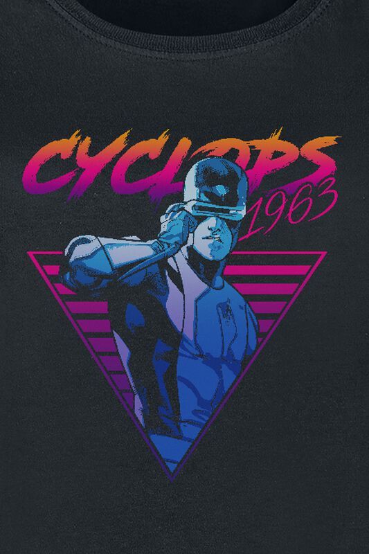 Frauen Bekleidung Neon Cyclops | X-Men T-Shirt