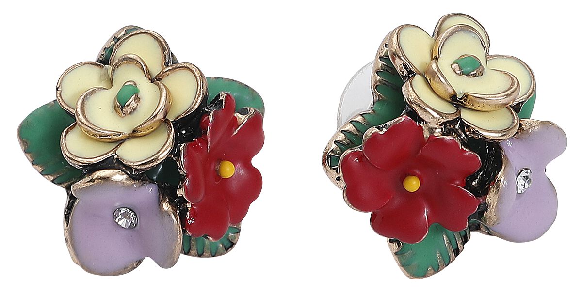 Lovett & Co. Small Flower Cluster Earrings Earring Set multicolour