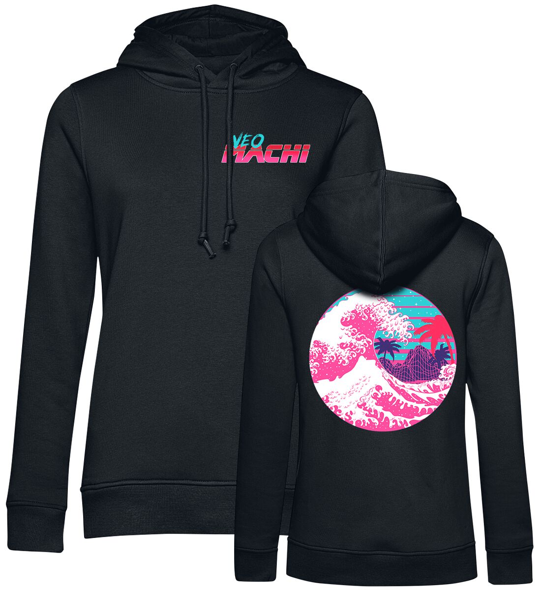 NEOMACHI ONAMI Kapuzenpullover schwarz NEOMACHI ONAMI Kapuzenpullover schwarz