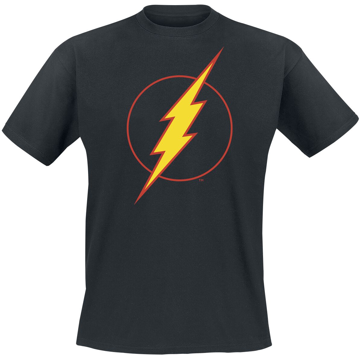 Levně The Flash Logo Tričko černá